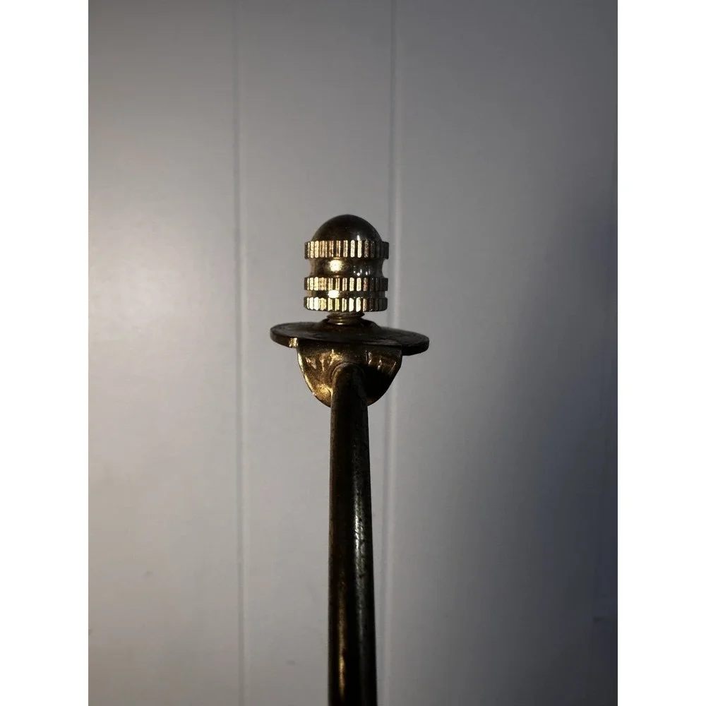Vintage Rare LeGrand Prix George Washington Lamp Gold Accents Hand Decorated 21